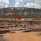 Arena Castelão tem campo de obras ao seu redor