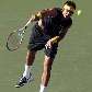 Argentino Juan Martin del Potro saca durante a final do US Open