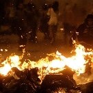 Cidades - Rio de Janeiro: os manifestantes também tentaram invadir o Teatro Municipal e polícia respondeu com balas de borracha e bombas de gás - Foto: Marcos de Paula/AE