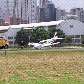 Um avião de pequeno porte fez uma aterrissagem forçada no aeroporto em dezembro de 2000