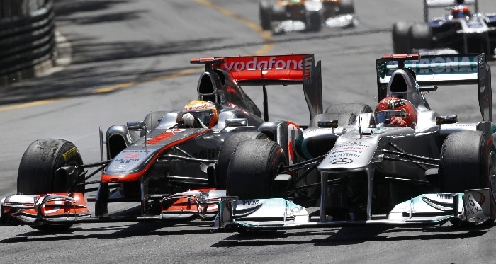 Hamilton ultrapassa Schumacher no Grande Prêmio de Mônaco de Fórmula 1