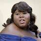 Gabourey Sidibe, indicada como Melhor Atriz pelo filme Preciosa- Uma História de Esperança