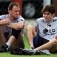 Rogério Ceni ao lado de Kaká durante treino do São Paulo em 2003 Rogério Ceni ao lado de Kaká durante treino do São Paulo em 2003