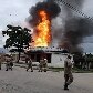 Incêndio destrói depósito em Duque de Caxias (RJ)