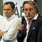 Stefano Domenicali e Luca di Montezemolo, presidente da Ferrari, falam de Massa Stefano Domenicali e Luca di Montezemolo, presidente da Ferrari, falam de Massa