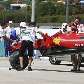 Ferrari do piloto brasileiro Felipe Massa, após acidente na Hungria Ferrari do piloto brasileiro Felipe Massa, após acidente na Hungria