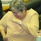 Em 23/03/2006, a deputada Angela Guadagnin comemora absolvição de colega no escândalo do Mensalão