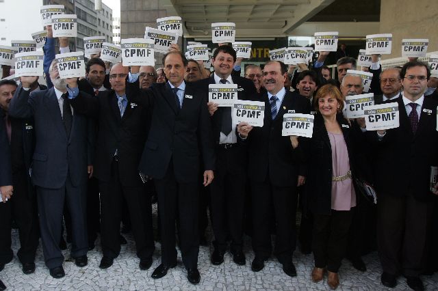 Ato contra a prorrogação da CPMF