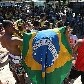 Torcedores cariocas se reunem para assistir final olímpica; Brasil fica com a medalha de prata