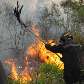 Foto de um incêndio no bairro na IV divisão em Ribeirão Pires. 24/08/2010 Foto de um incêndio no bairro na IV divisão em Ribeirão Pires. 24/08/2010
