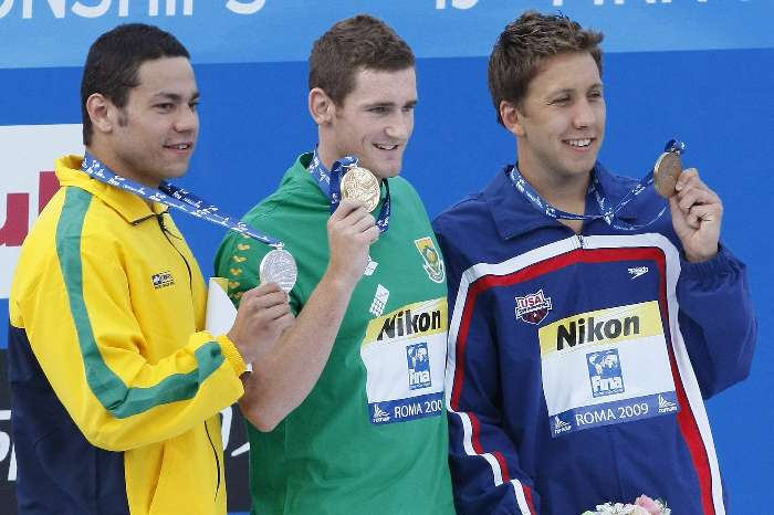 Com a prata, Felipe França recolocou o Brasil no pódio do Mundial de Esportes Aquáticos