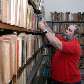 Biblioteca do acervo de Cosme Velho, casa onde Cecília morou entre 1944 e 64