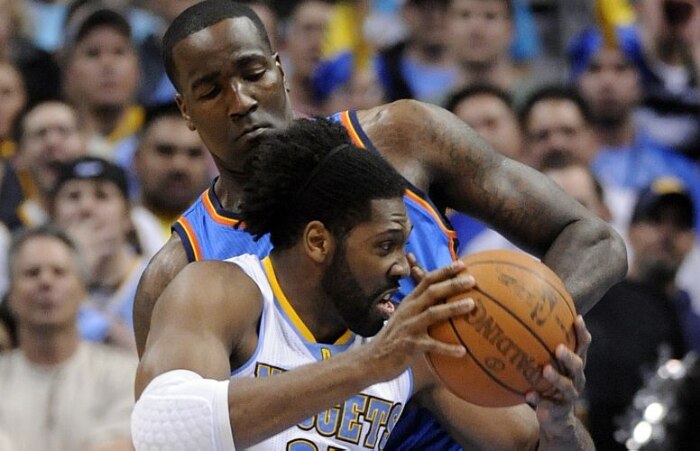 O Denver Nuggets, do brasileiro Nenê, derrotou o Oklahoma City Thunder por 104 a 101 