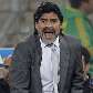 O técnico da argentina, Diego Maradona, orienta seus jogadores no estádio Soccer City O técnico da argentina, Diego Maradona, orienta seus jogadores no estádio Soccer City