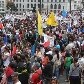Cerca de mil sem-teto protestaram contra o prefeito Fernando Haddad 