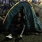 Moradores de rua fazem 