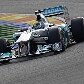 Nico Rosberg acelera o MGP W02, novo carro da Mercedes para a temporada 2011 da Fórmula 1