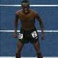 Ezequiel Kemboi comemora vitória na prova dos 3.000 metros com barreiras Ezequiel Kemboi comemora vitória na prova dos 3.000 metros com barreiras