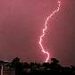 Raio anuncia temporal na região do Alto Tiete São Paulo. 04/02/2010