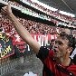 Após o término do jogo, Pet dá volta olímpica para saudar torcida e, sua despedida