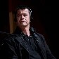 O escritor Emmanuel Carrère (França) durante a mesa 