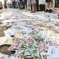 Eleitores encontram muita sujeira nas ruas