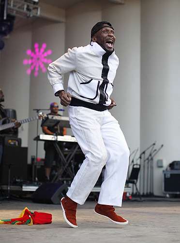 Performance de Jimmy Cliff no Festival Lollapalooza em Chicago, na sexta-feira, 6