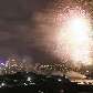 Fogos da festa de réveillon iluminam a noite no porto de Sydney, Austrália Fogos da festa de réveillon iluminam a noite no porto de Sydney, Austrália