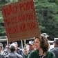 Marcha pela liberdade foi marcada por cartazes bem humorados e nenhuma confusão