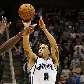 Deron Williams, do Utah Jazz, faz o arremesso da vitória por 140 a 139 sobre o Oklahoma City Thunder Deron Williams, do Utah Jazz, faz o arremesso da vitória por 140 a 139 sobre o Oklahoma City Thunder