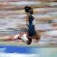 Brittney Reese pula na final do salto em distância do Mundial de atletismo Brittney Reese pula na final do salto em distância do Mundial de atletismo