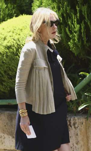 Cate em funeral de Ledger
