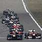 Fernando Alonso, da Ferrari, larga à frente dos adversários no GP da China de Fórmula 1