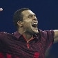 Jo-Wilfried Tsonga venceu Juan Carlos Ferrero por por 2 sets a 0, com parciais de 6/3 e 6/4 Jo-Wilfried Tsonga venceu Juan Carlos Ferrero por por 2 sets a 0, com parciais de 6/3 e 6/4