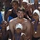 Campeão olímpico Michael Phelps visita a Rocinha e dá aulas de natação Campeão olímpico Michael Phelps visita a Rocinha e dá aulas de natação