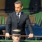 Presidente francês Nicolas Sarkozy com o chefe de Gabinete Edouard Guillaud no Dia da Bastilha Presidente francês Nicolas Sarkozy com o chefe de Gabinete Edouard Guillaud no Dia da Bastilha
