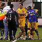 Jogadores do Mirassol comemoram gol de empate