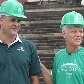 Ídolos Marcos e Ademir da Guia visitam obras da Arena Palestra Itália