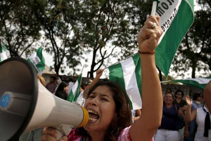 Protesto na Bolívia