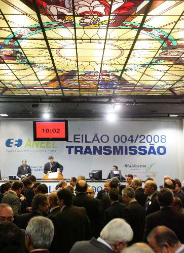 Aneel realiza leilão na BVRJ 