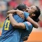 Rosana comemora gol da vitória do Brasil na estreia da Copa do Mundo
