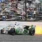 Tony Kanaan atinge o muro e abandona as 500 milhas de Indianápolis