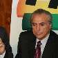 Anthony Garotinho e o presidente do PMDB, Michel Temer, durante reunião da executiva nacional