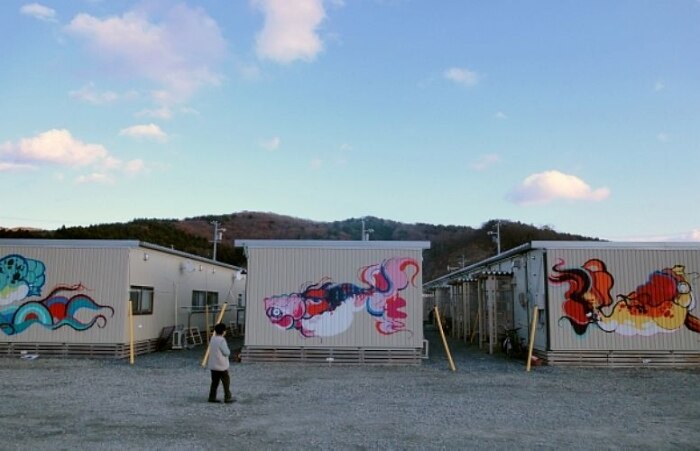 Grafite brasileiro revitaliza Japão devastado por tsunami