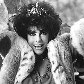 Elizabeth Taylor durante gravações de 