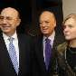 Henrique Meirelles, Marcos Arbaitman e Eva Missine 