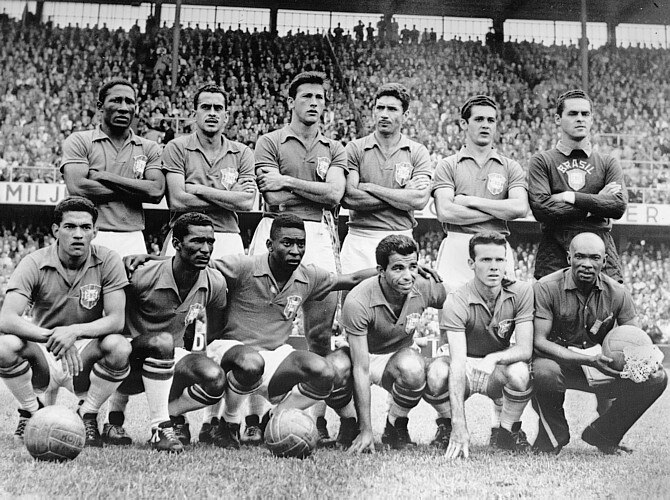 Na Suécia, em 1958, o Brasil começou sua trajetória de glória e conquistou a primeira Copa do Mundo
