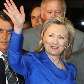 Secretária de Estado dos EUA, Hillary Clinton, em visita ao Congresso Nacional com Sarney e Temer