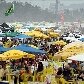 SP: praias lotadas no feriado de 7 de setembro SP: praias lotadas no feriado de 7 de setembro