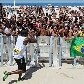 Usain Bolt não bate o próprio recorde nos 150m, mas esbanja alegria no Rio Usain Bolt não bate o próprio recorde nos 150m, mas esbanja alegria no Rio
